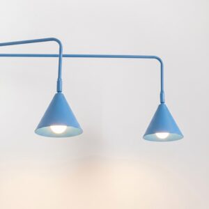 Wall Lamp Nox 2 Azure With Switch