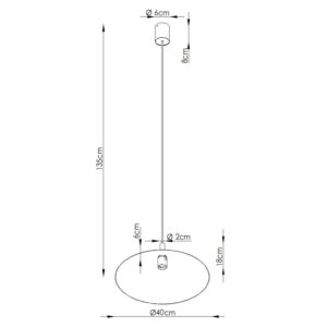 Pendant Lamp Nox 40 Azure