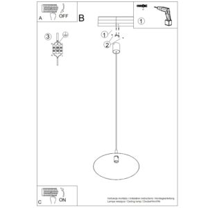 Pendant Lamp Nox 40 Azure