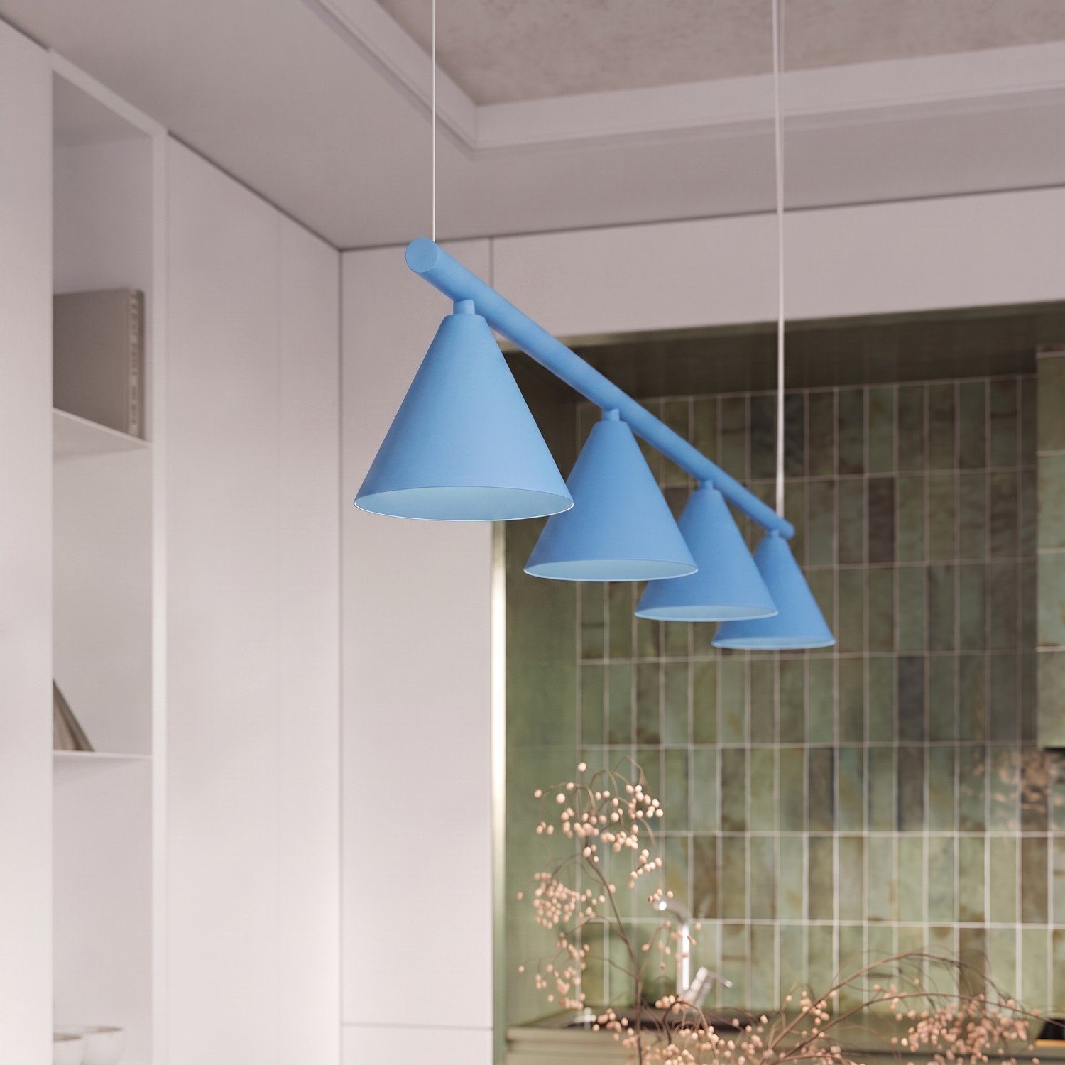 Chandelier Nox 4L Azure Chandelier Nox 4l Azure